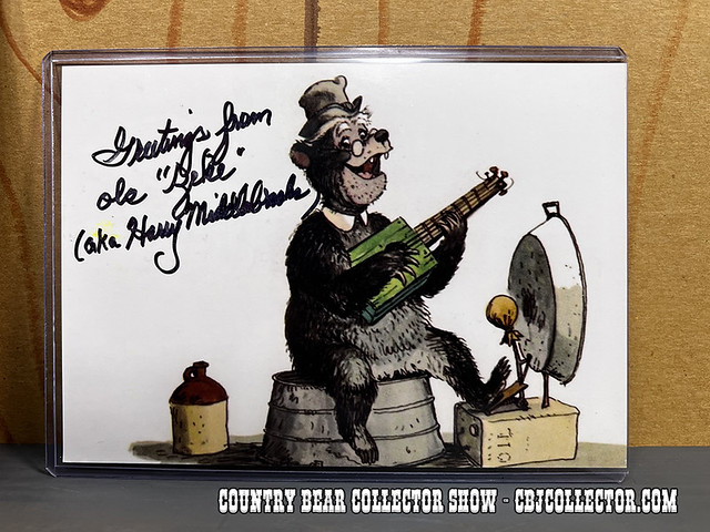 2022 Country Bear Jamboree's Harry Middlebrooks Autographs - CBCS 366