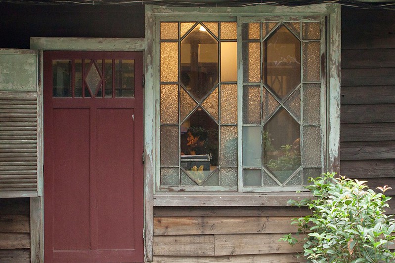 青田七六「洋和折衷式建築」之特色窗櫺。圖／黃金種子有限公司 提供