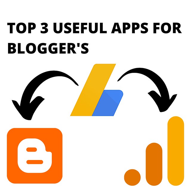 Top 3 useful apps for blogger's by Vloggerx