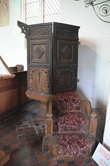 hexagonal pulpit, early 17th Century