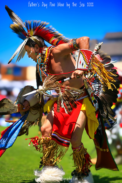 Portrait of Native American Pow Wow Dancer