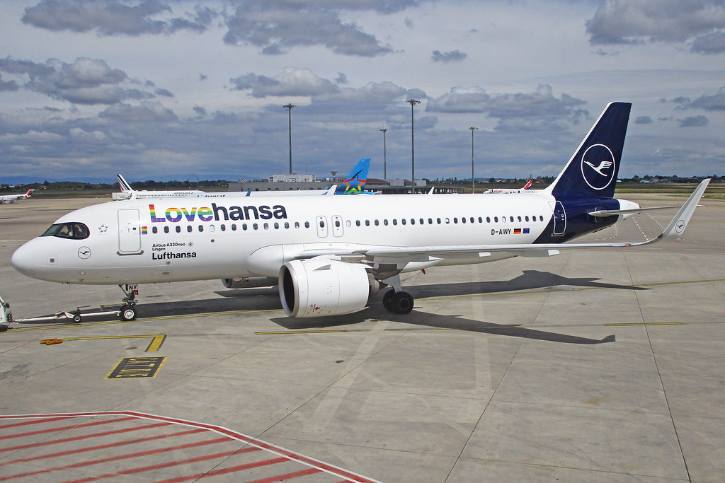 [LYS] D-AINY A320-200N Lufthansa (Lovehansa c/s)