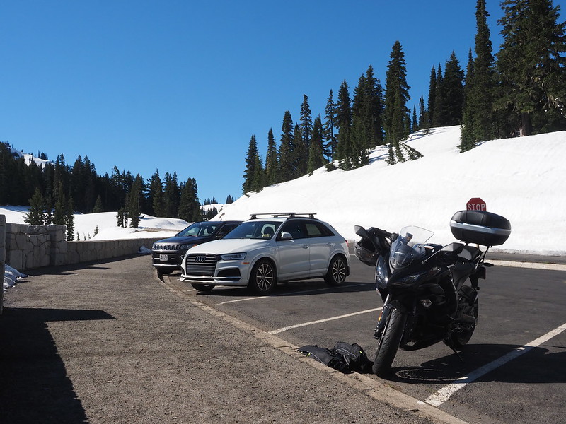 Parked at Chinook Pass