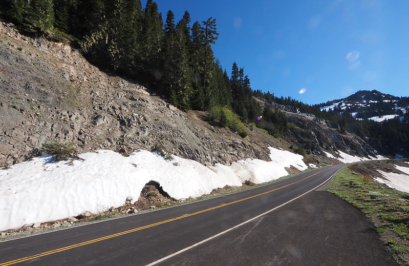 Rock Cut on Washington State Route 410