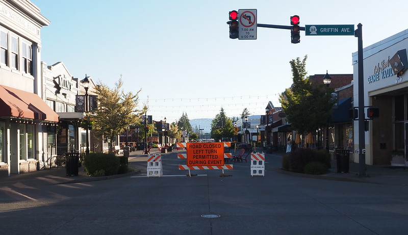 Cole Street, Enumclaw: Closed every weekend at the moment.