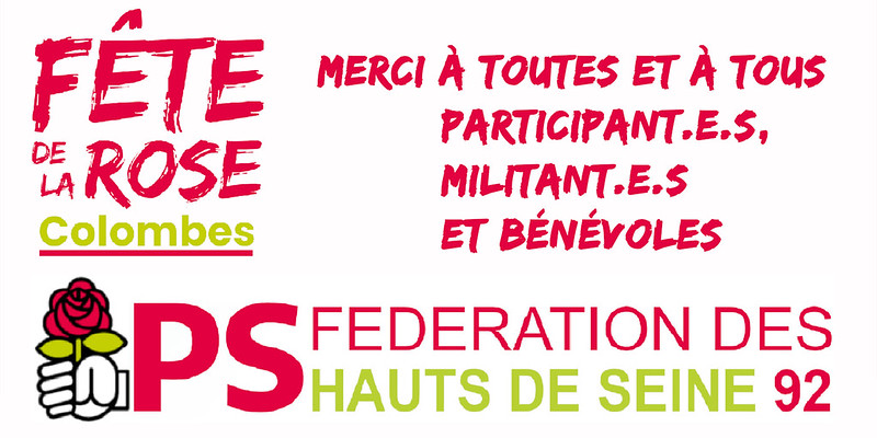 Fête de la Rose du PS des Hauts-de-Seine - 25 juin 2022
