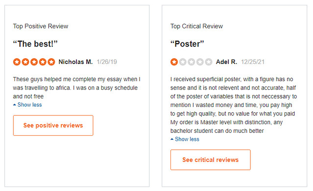 Like every writing service, Ukessays.com have both positive and negative reviews.