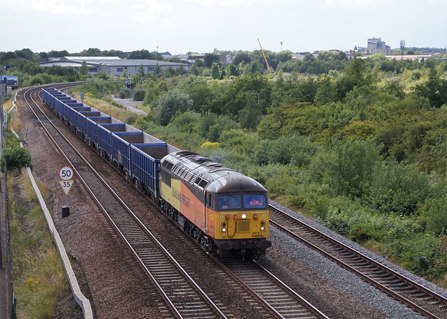 Colas Rail Freight Class 56 (56078) in Thornaby-On-Tees, UK