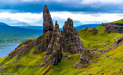 Old Man oh Storr from the View Point .