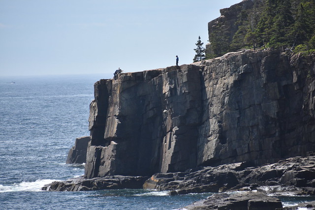 Sitting on the edge @ Acadia National Park, Maine
