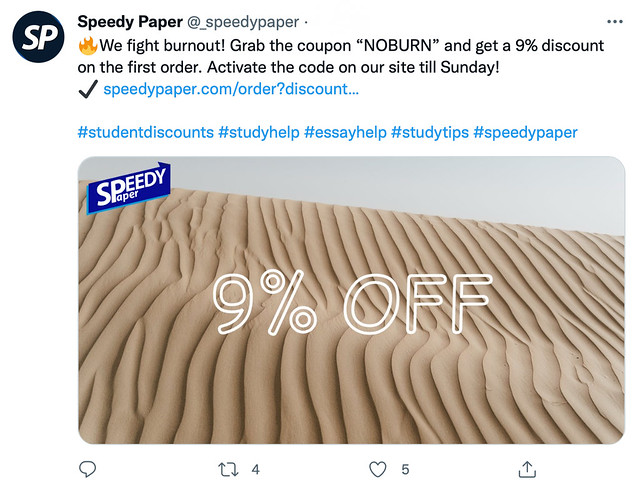 SpeedyPaper has an informative Twitter account.