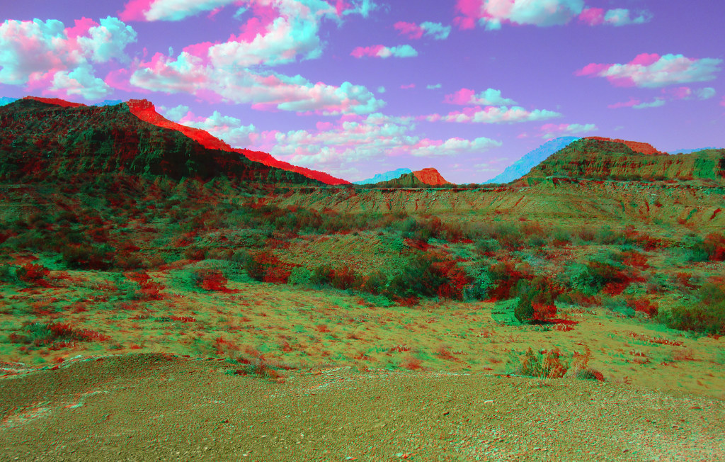 3D CAPROCK CANYON TEXAS STATE PARK  6-20-22 RED CYAN ANAGLYPH - 4