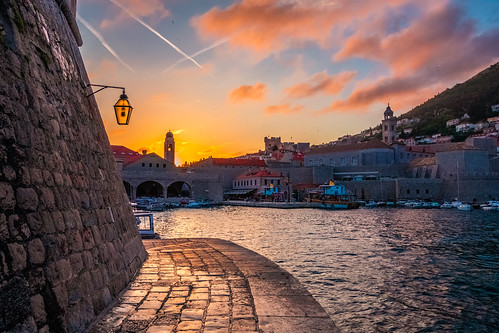 dubrovnik croatia old town architecture tokina opera 1628mm city cityscape urban travel holidays canon 6dii view may spring 2022 europe church cloud clouds cloudy castle sun sunset sea seascape