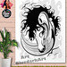 Horse Surreal Black and White Tattoo Style Portrait Art Print - Art :copyright: BluedarkArt TheChameleonArt