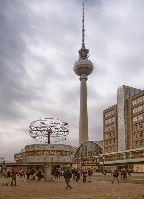 Alexanderplatz TVtower World Clock Berlin