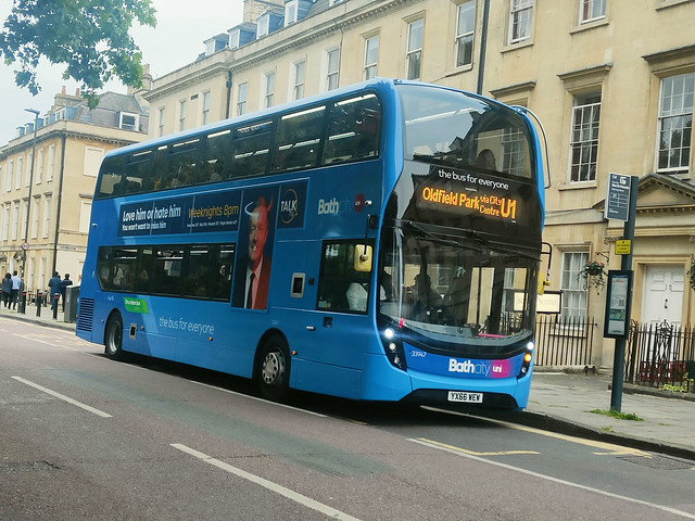 First West of England ADL E400MMC 33947 in Bath City Centre