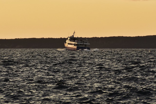 An evening cruise on Georgian Bay at Bruce Peninsula Park