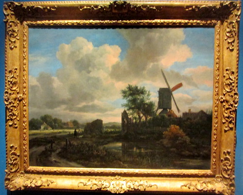 Evening Landscape, A Windmill by a Stream