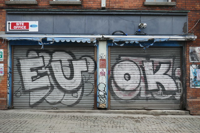 Evoke graffiti, Dublin