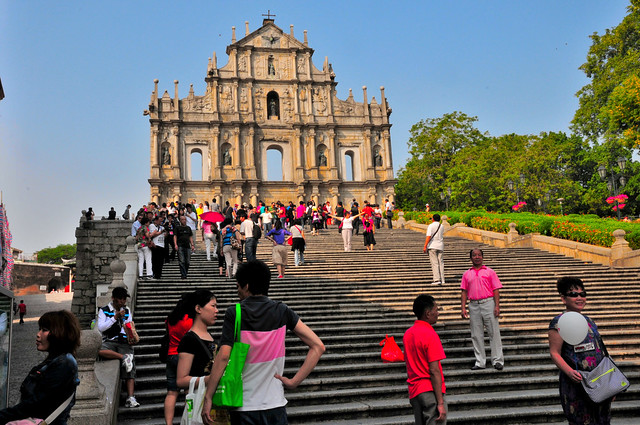 Façade of St. Paul's Church, Macau, China (2012)