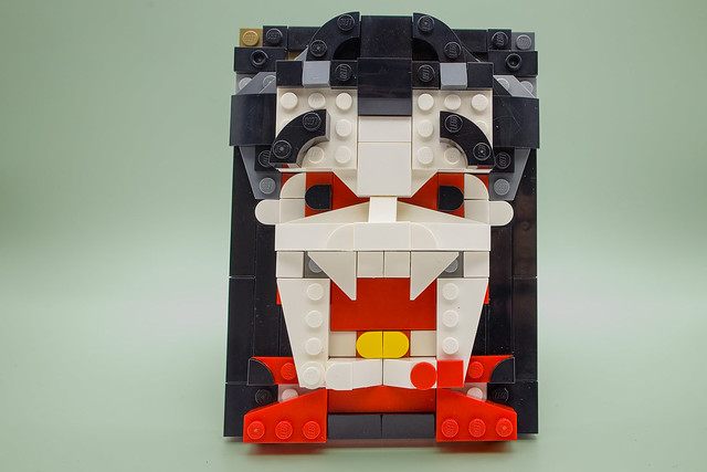 Dracula: Prince of Darkness LEGO Brick Sketches-style depiction of Count Dracula. Inspired by Bela Lugosi’s Dracula with an added splash of colour for a contemporary look! Submitted recently as a LEGO Product Idea. ideas.lego.com/projects/7c1d196a-97a2-4f