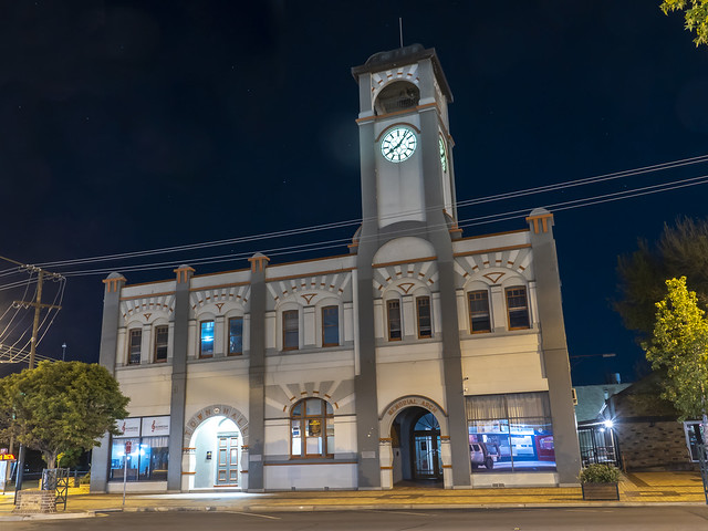 Town Hall and Clock Tower - Gunnedah NSW - built 1926