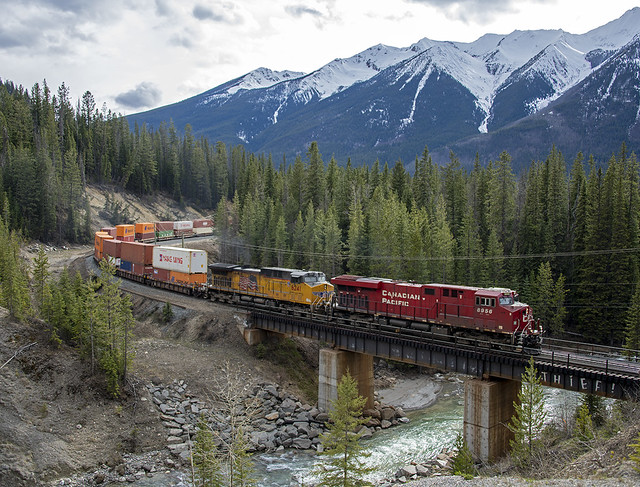CP 8956 at Ottertail, British Columbia on May 19, 2022
