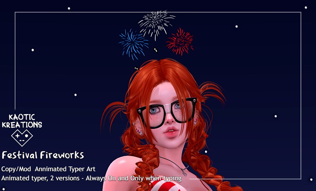 Festival Fireworks Animated Typer for Fly Buy Friday OUT NOW