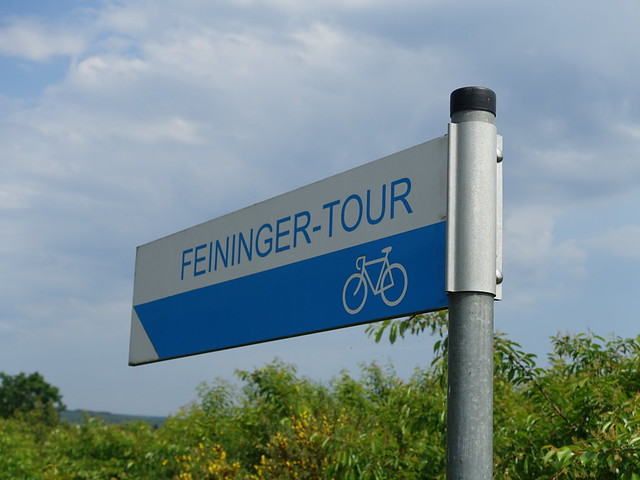 Wegweiser Feininger Radtour