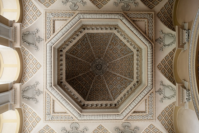 Ceiling at Blenheim Palace-2