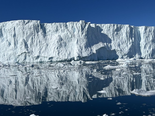 Iceberg tabular en la Bahía de Disko (Oeste de Groenlandia)