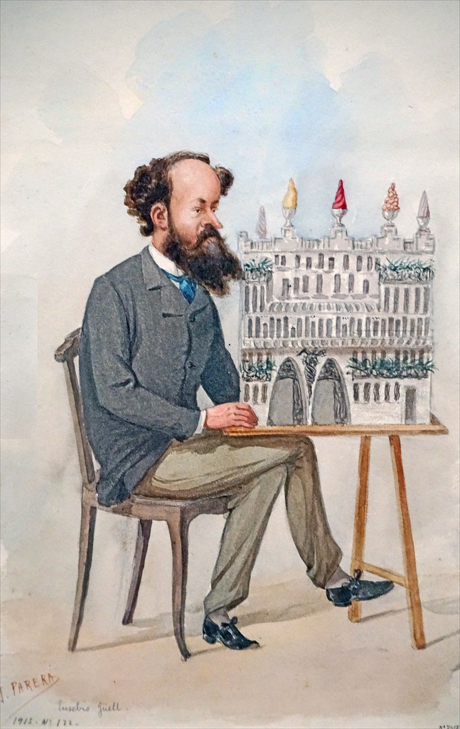 Caricature d'Eusebi Güell (musée d'Orsay, Paris)