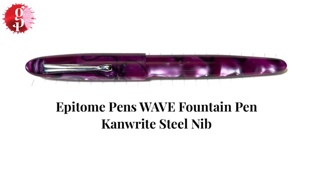 Epitome Pens WAVE Fountain Pen Kanwrite Steel Nib for $90USD