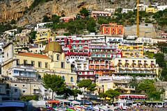 Colourful architecture of Positano, Italy