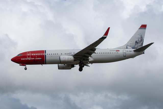 Norwegian Air Sweden AOC Boeing 737-8JP(WL) SE-RRF