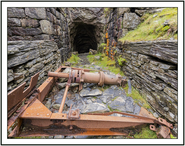 Haulage gear, top of the incline, Wrysgan Mine