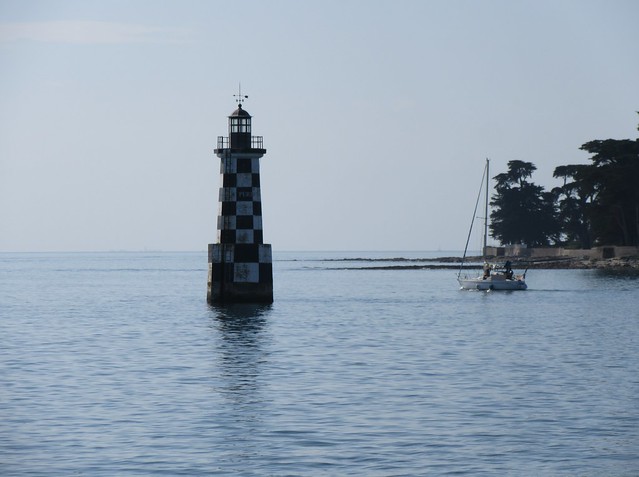 Le phare de la Perdrix  Île-Tudy (Breton: Enez-Tudi) June 2022