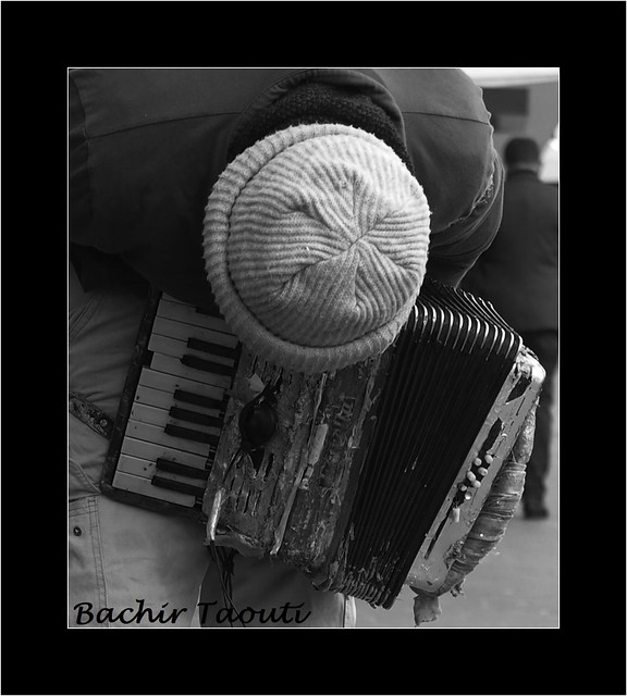 The old accordionist -a