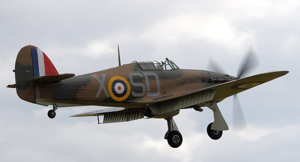 RAF Hawker Hurricane Mk1 V7497 G-HRLI SD-X No 501 Squadron