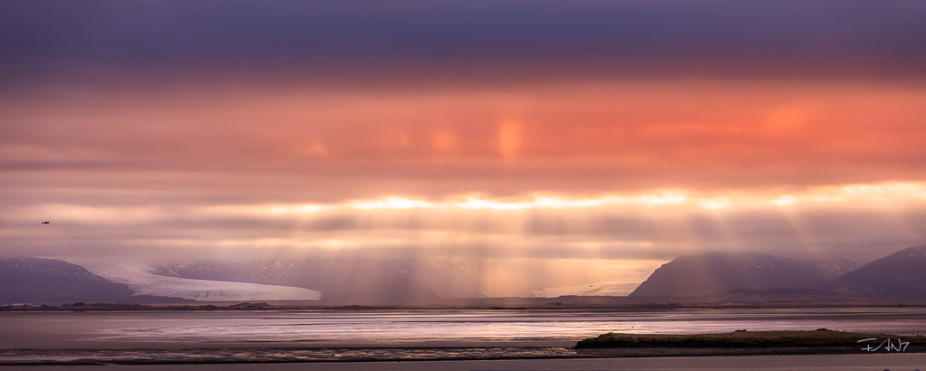 Islande - Vue sur le glacier 1