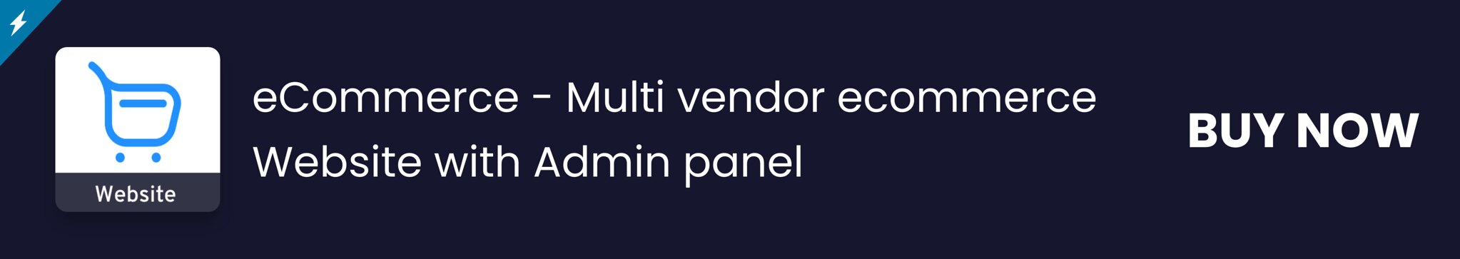 eCommerce - Multi vendor ecommerce Flutter App with Admin panel - 1