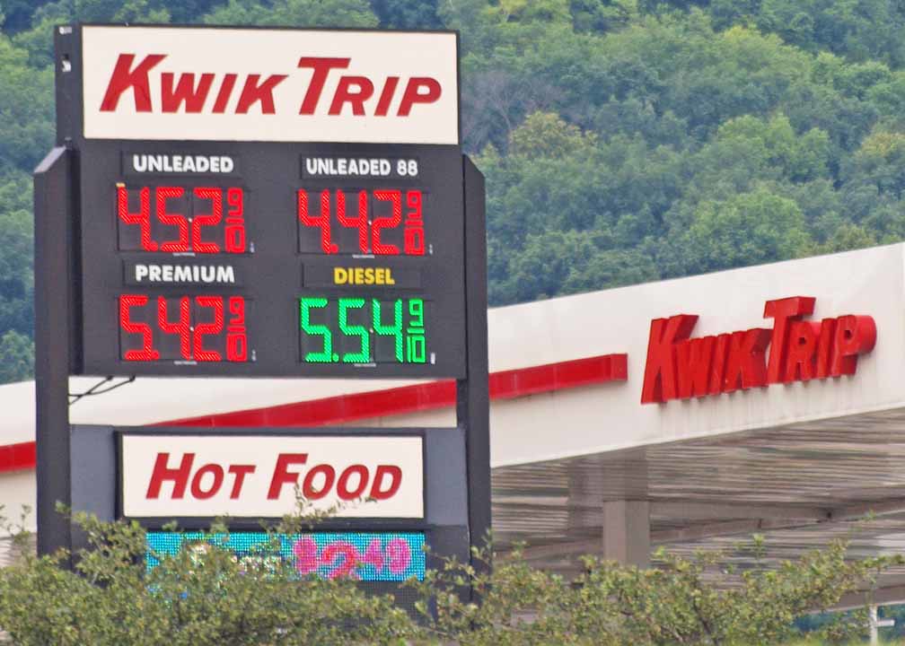 kwik trip prices gas