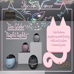 [TKC] star globe night light- secret sales