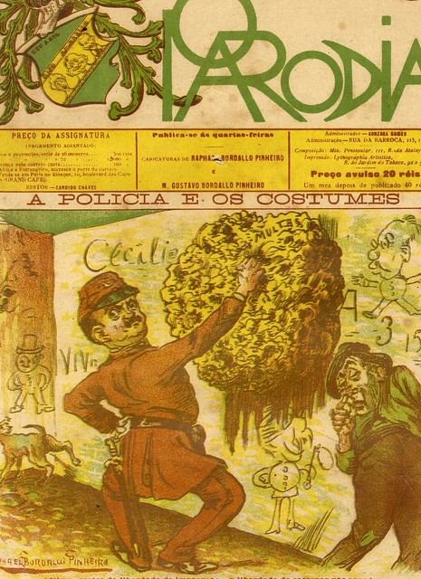 Capa de revista antiga | old magazine cover |  ancienne couverture de magazine |Portugal 1900