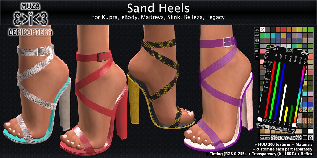 MUZA Sand Heels