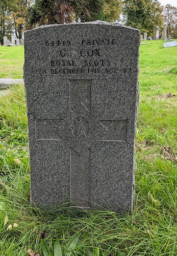 War Grave, Morningside Cemetery