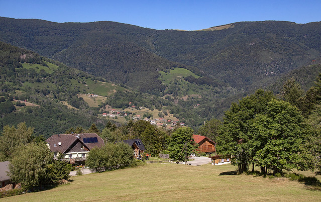 La ligne bleue des Vosges vue du Frentz