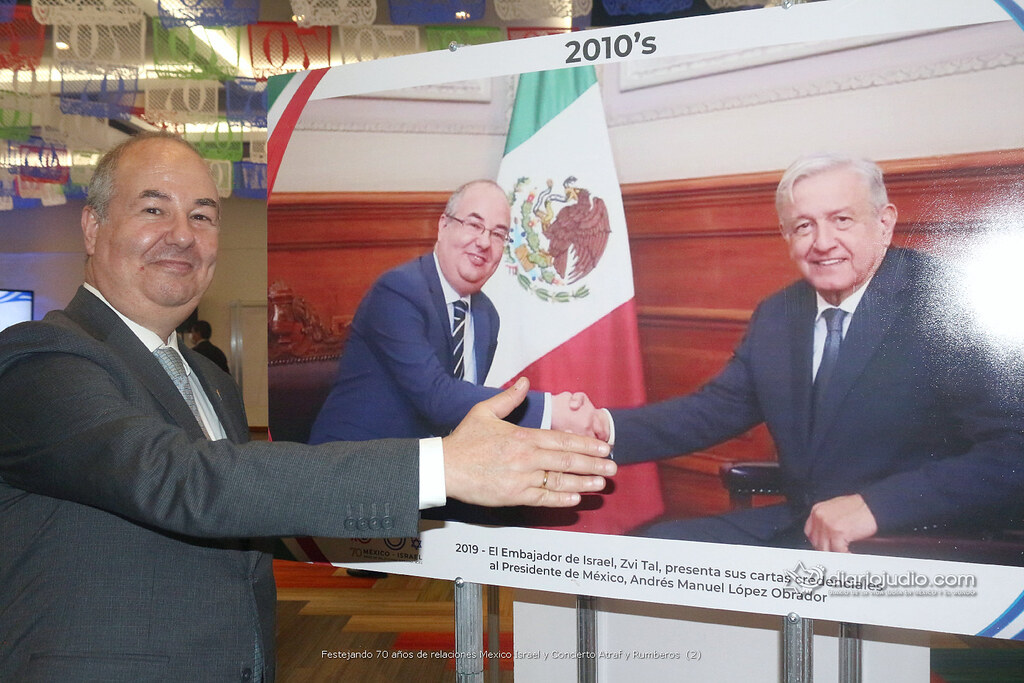 Personalidades Festejando 70 años de relaciones México Israel