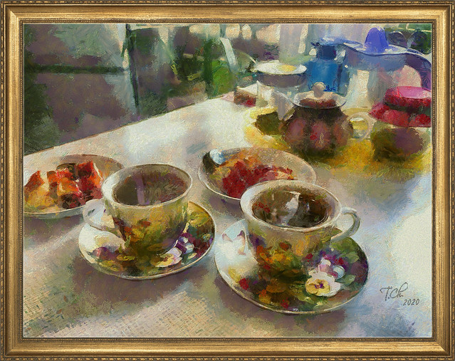 Время чая (Чайная пауза) / Il est temps de boire du thé (Pause thé) / Five o'clock tea (Tea break)