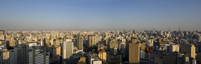 sao paulo panoramic view from copan building